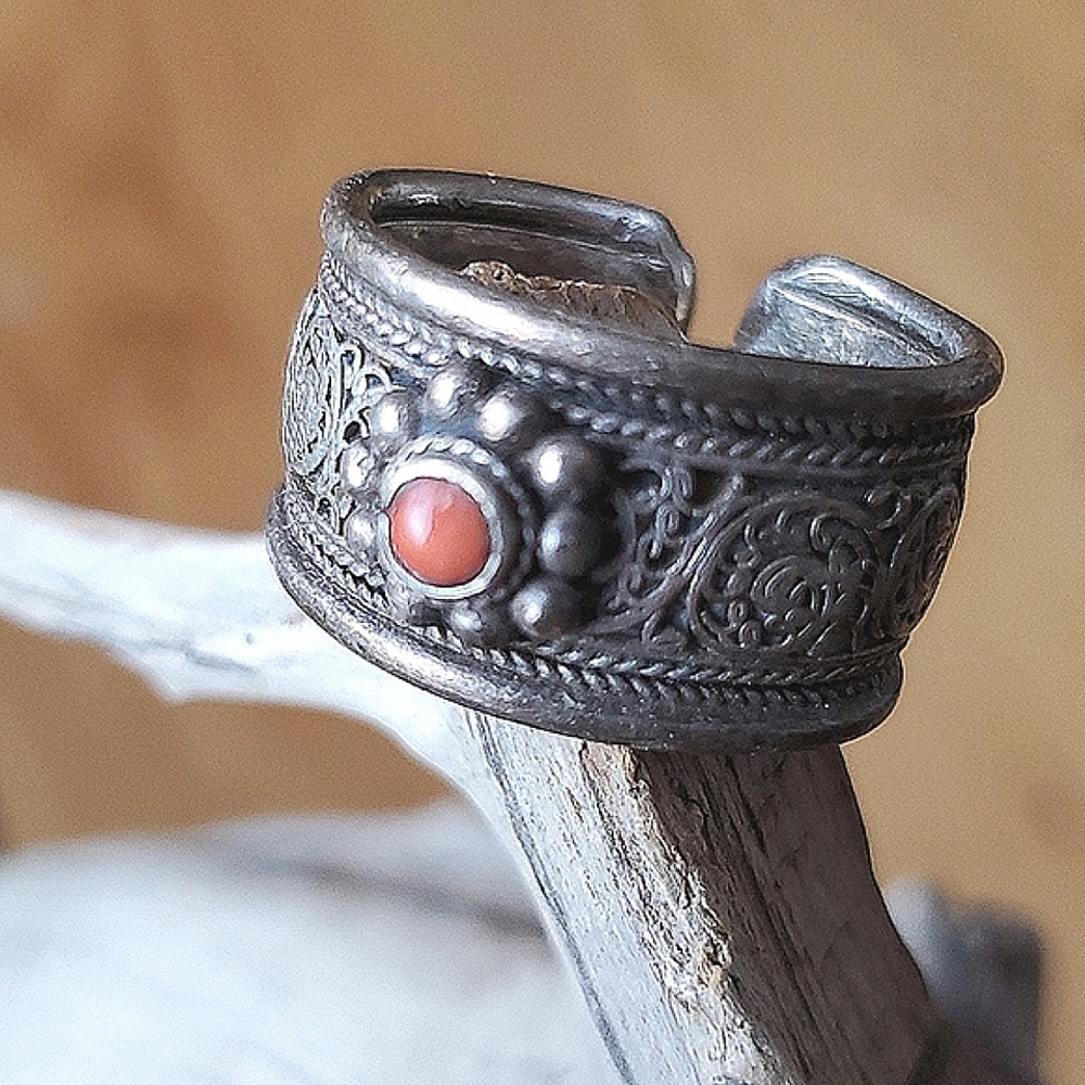 Boho thick ring